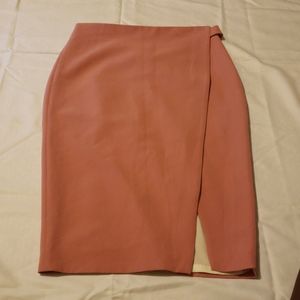 Express faux wrap skirt